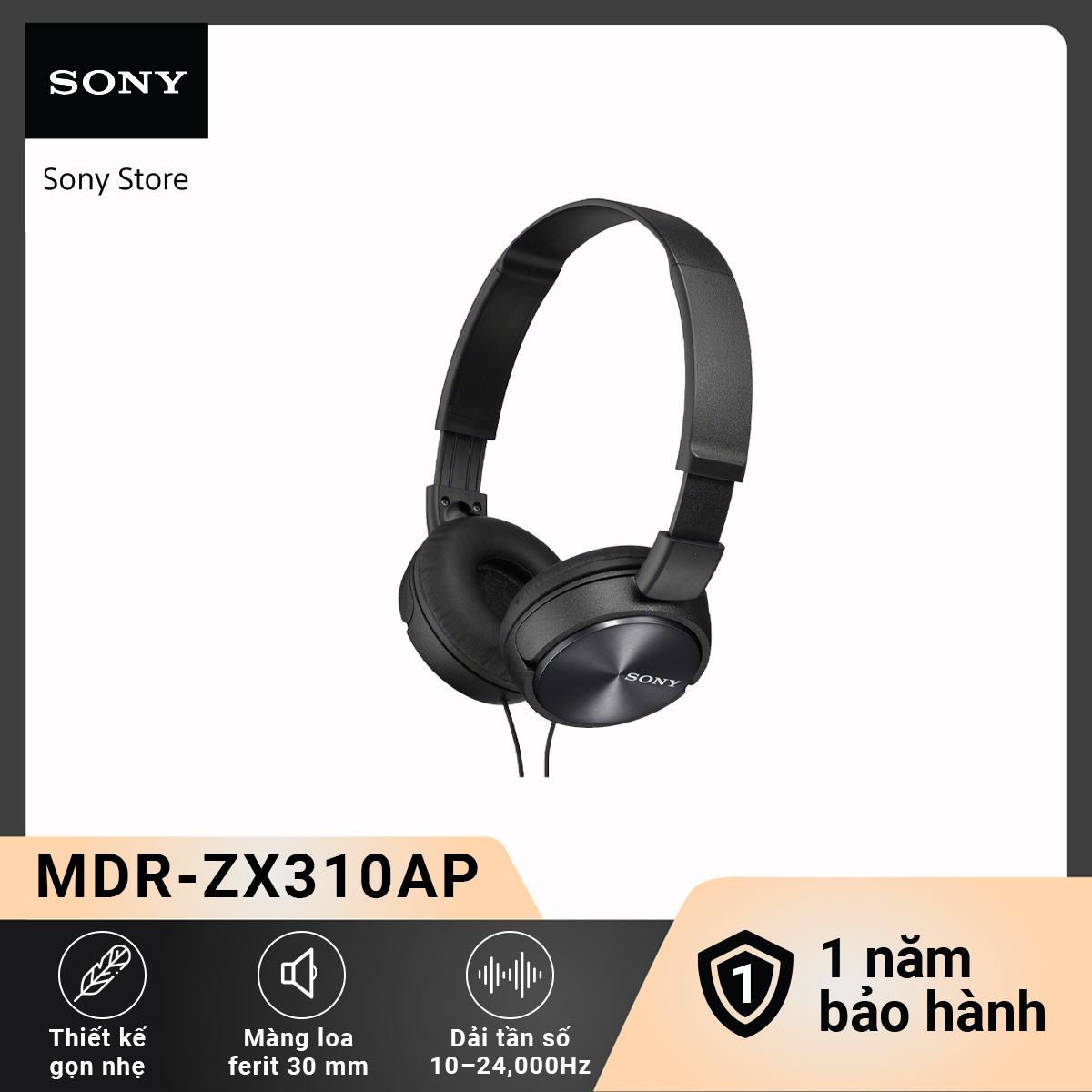 Tai nghe choàng tai Sony ZX310AP