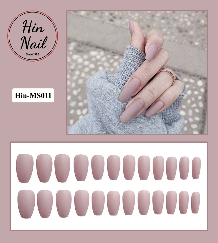 Móng tay giả có keo sẵn Hin Nail móng giả nhám - mong tay giả giá rẻ chất lượng cao