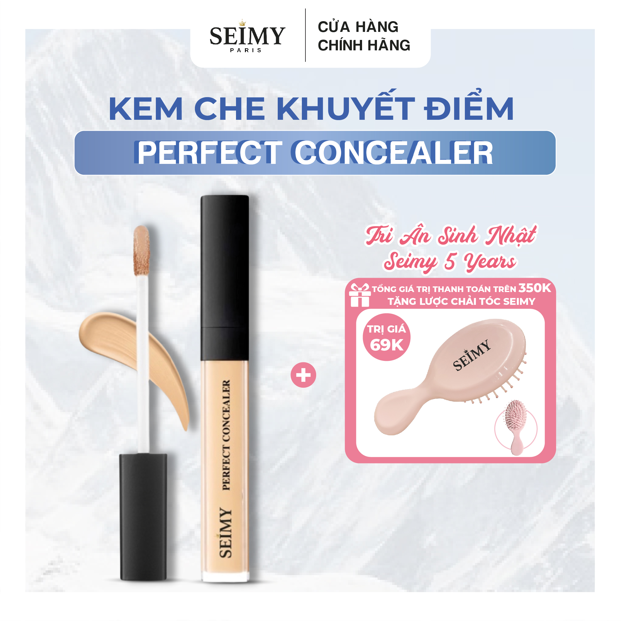 Kem Che Khuyết Điểm SEIMY - Perfect Concealer 4ml