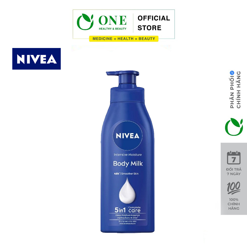 Sữa Dưỡng Thể Nivea Dưỡng Ẩm Chuyên Sâu 48H Intensive Moisture Body Milk