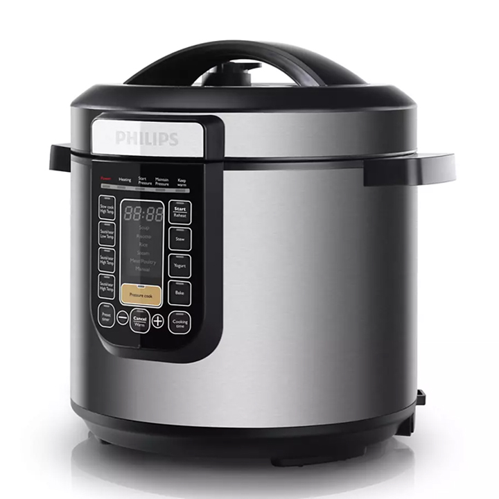Nồi Áp Suất Điện Tử Philips HD2136/HD2137 – Chính Hãng Phân Phối – Bảo Hành 24 Tháng