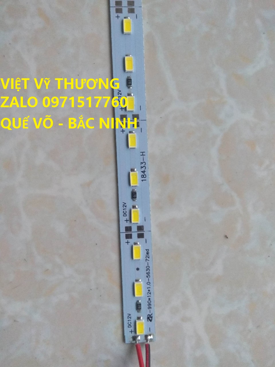 Bộ 3  led thanh 5730,5630 siêu sáng loại 12v 1m  bảo hành 1 năm
