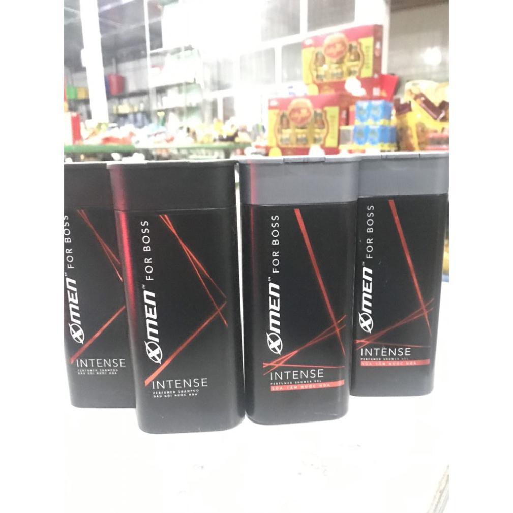 Sữa tắm/ dầu gội nước hoa xmen for boss intense 180g