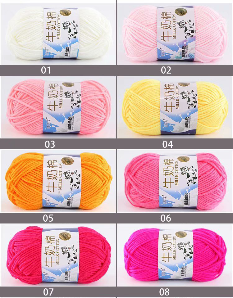 Len Milk cotton 50g - Bảng 1