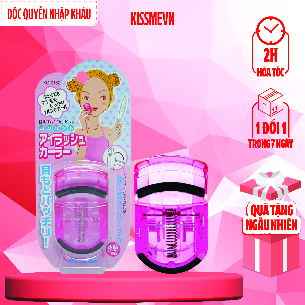 Bấm cong mi thân nhựa kai beauty care kq-0152