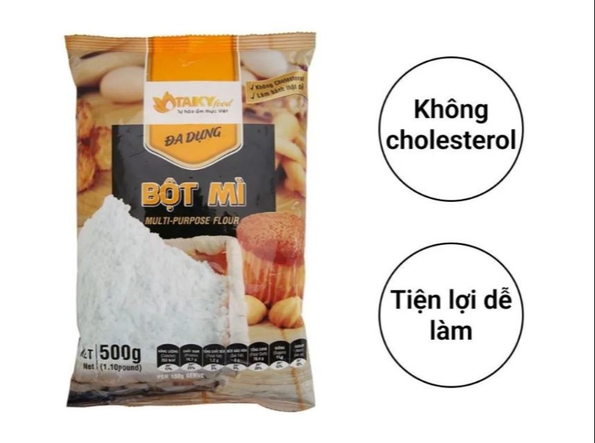 Combo 2 gói Bột mì đa dụng tài ký 500g