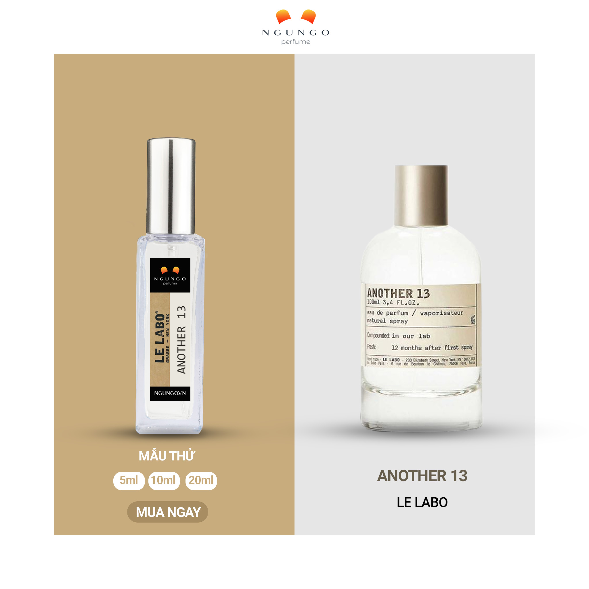 Nước hoa Le Labo Another 13 [travel size] mẫu dùng thử nhỏ gọn - Ngu Ngơ Perfume