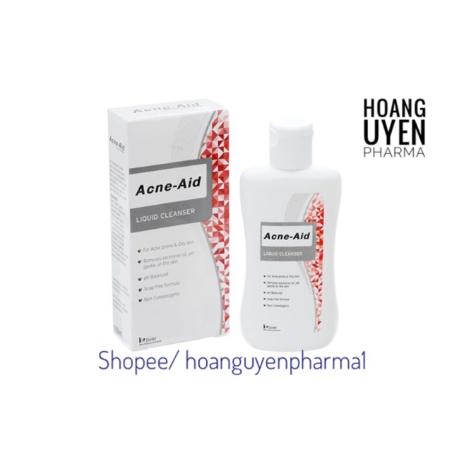Sữa rửa mặt cho da nhờn, mụn Acne-aid liquid Cleanser 100ml