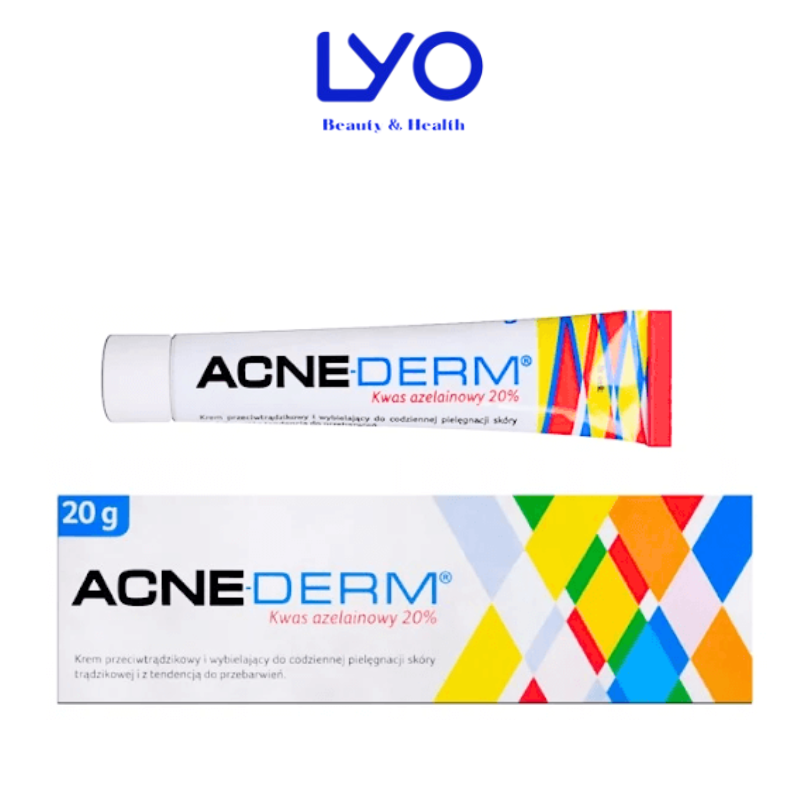 Hoàn tiền 15% - kem giảm mụn giảm thâm acnederm azelaic aicd 20% acne derm 20g