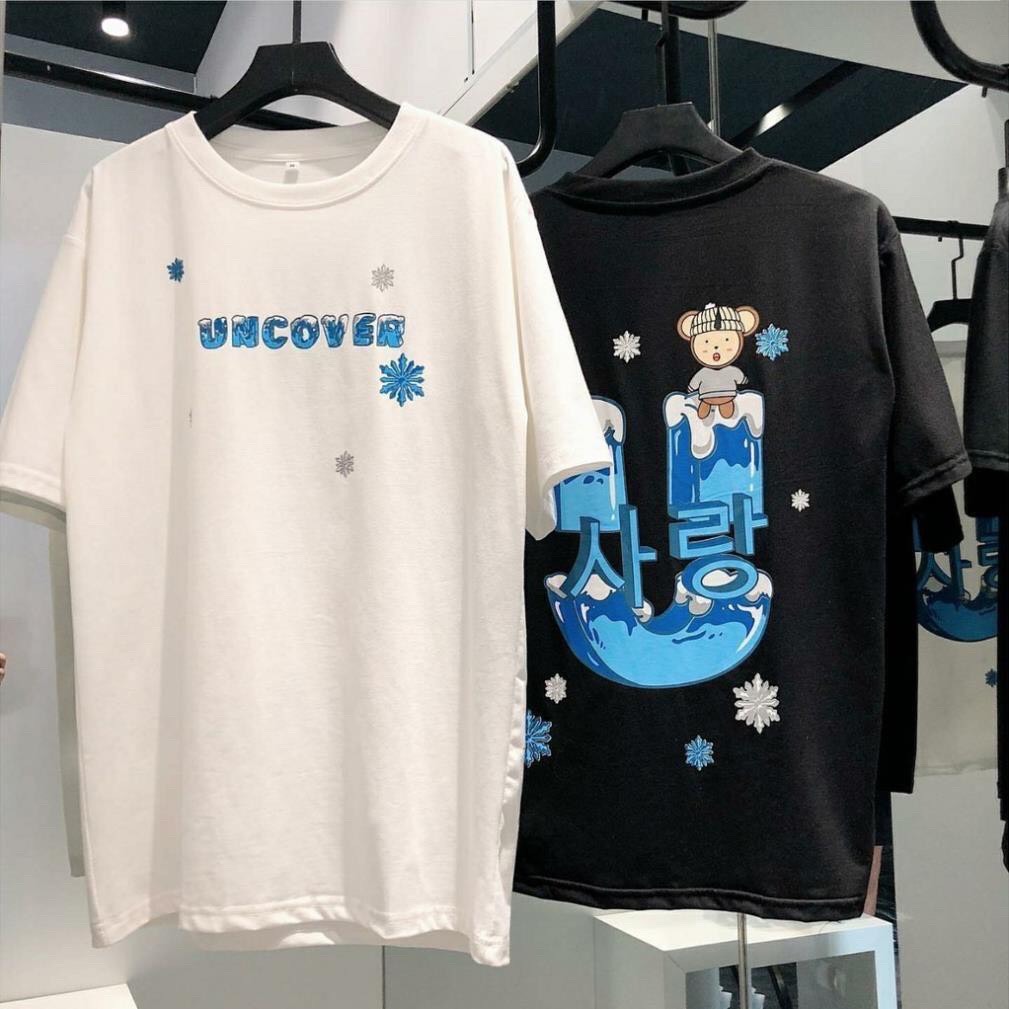 [HCM]ÁO THUN NAM NỮ UNCOVER IN 3D PHẢN QUANG SIÊU ĐẸP HOT TRENT PINK SHOP