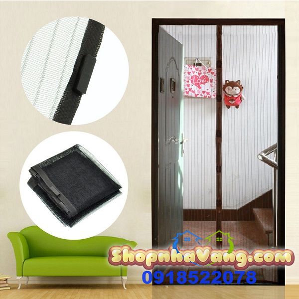 [HCM]Rèm cửa nam châm chống muỗi màn treo cửa chống muỗi thông thoáng bền dai ít bám bụi.rèm cửa Rèm cửa nam châm chống muỗi