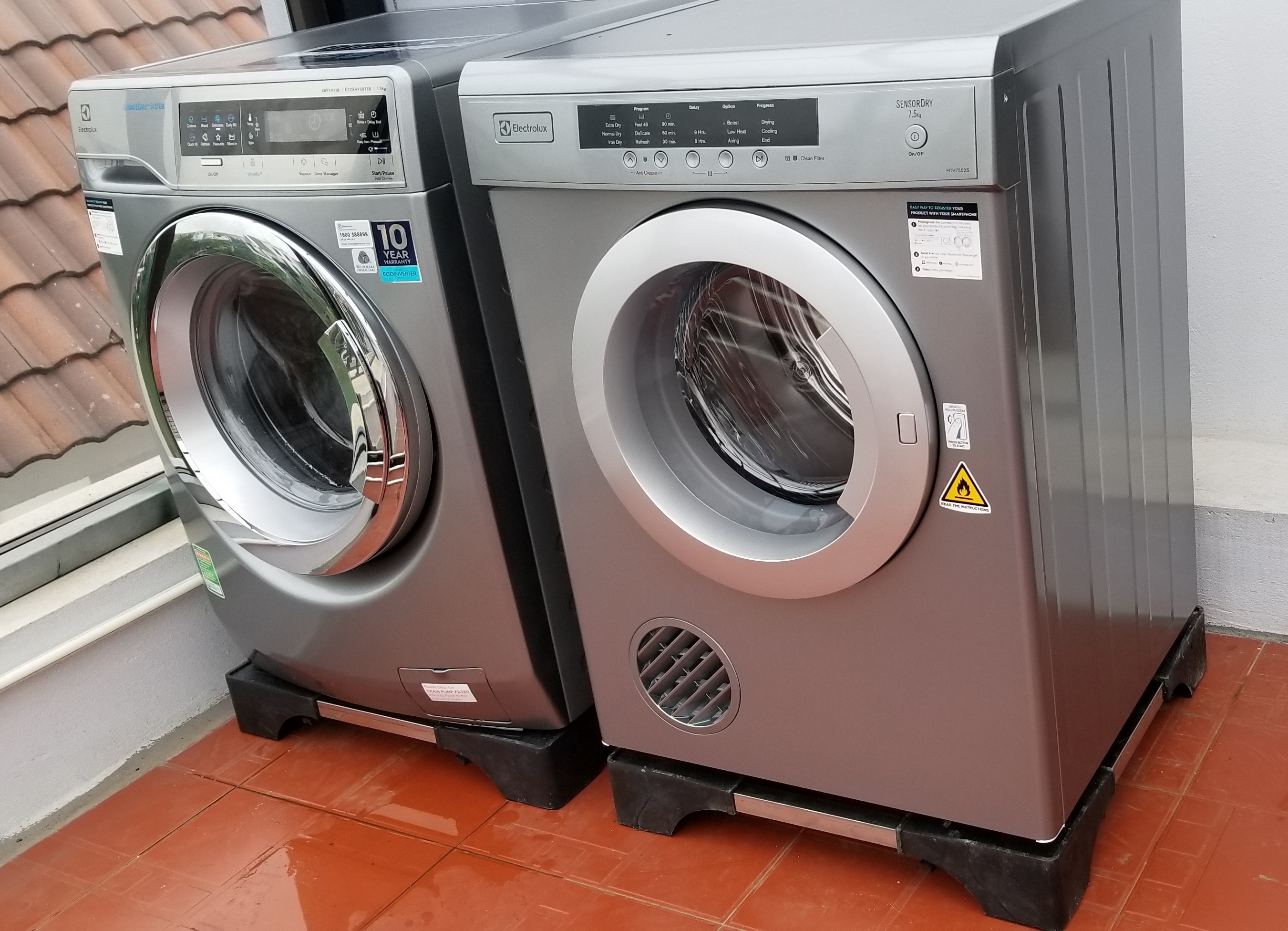 Chân máy giặt bê tông cho máy giặt cửa ngang