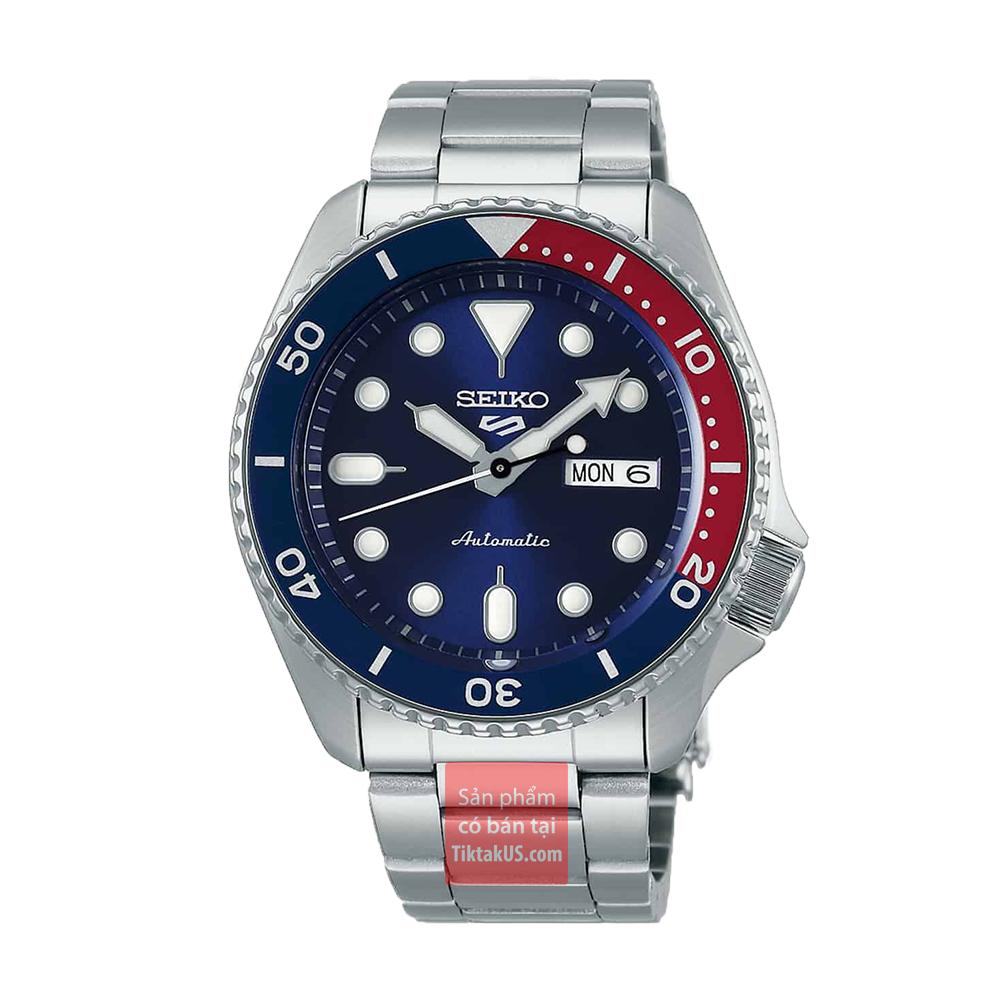 Đồng hồ nam Automatic Seiko 5 sport SRPD53K1 size 42mm dây thép vỏ thép không gỉ chống nước 100m trữ cót 40 tiếng