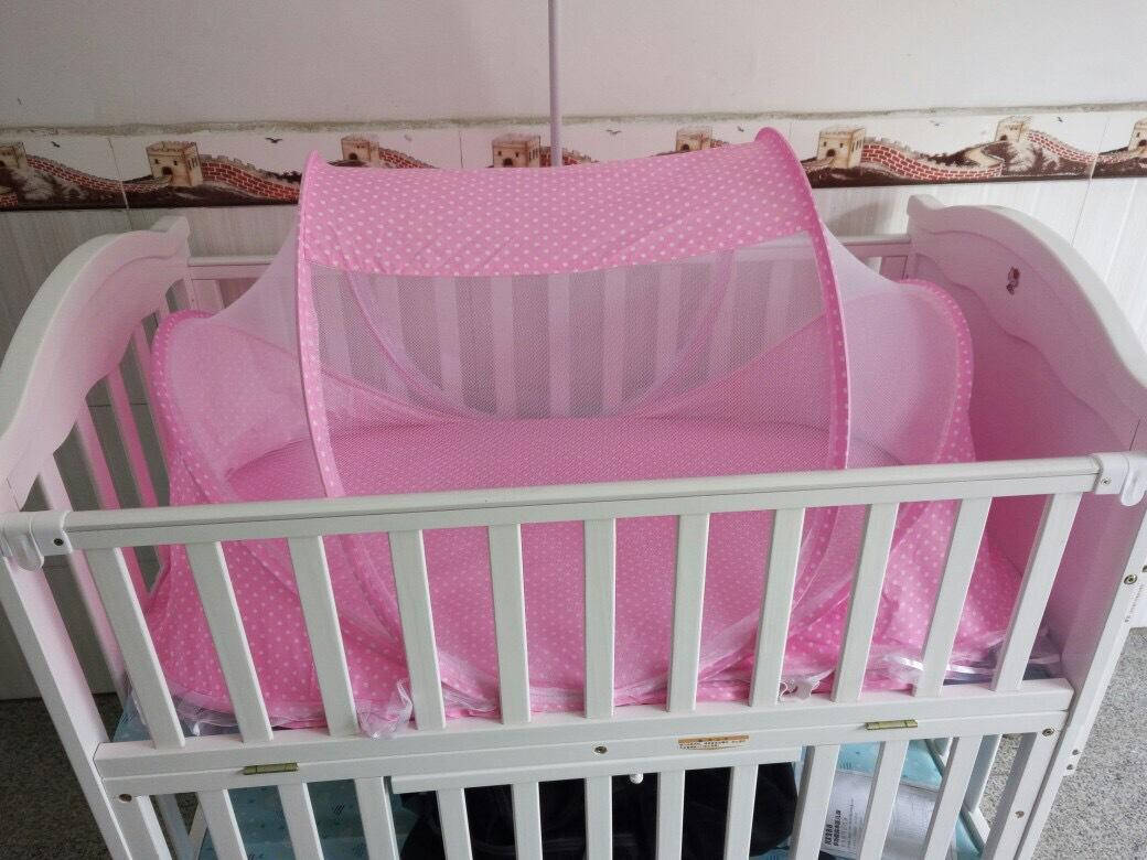 Màn lưới chống muỗi loại lớn có đệm lót êm ái và nhạc cho bé ngủ ngon phù hợp cho bé từ 0-3 tuổi