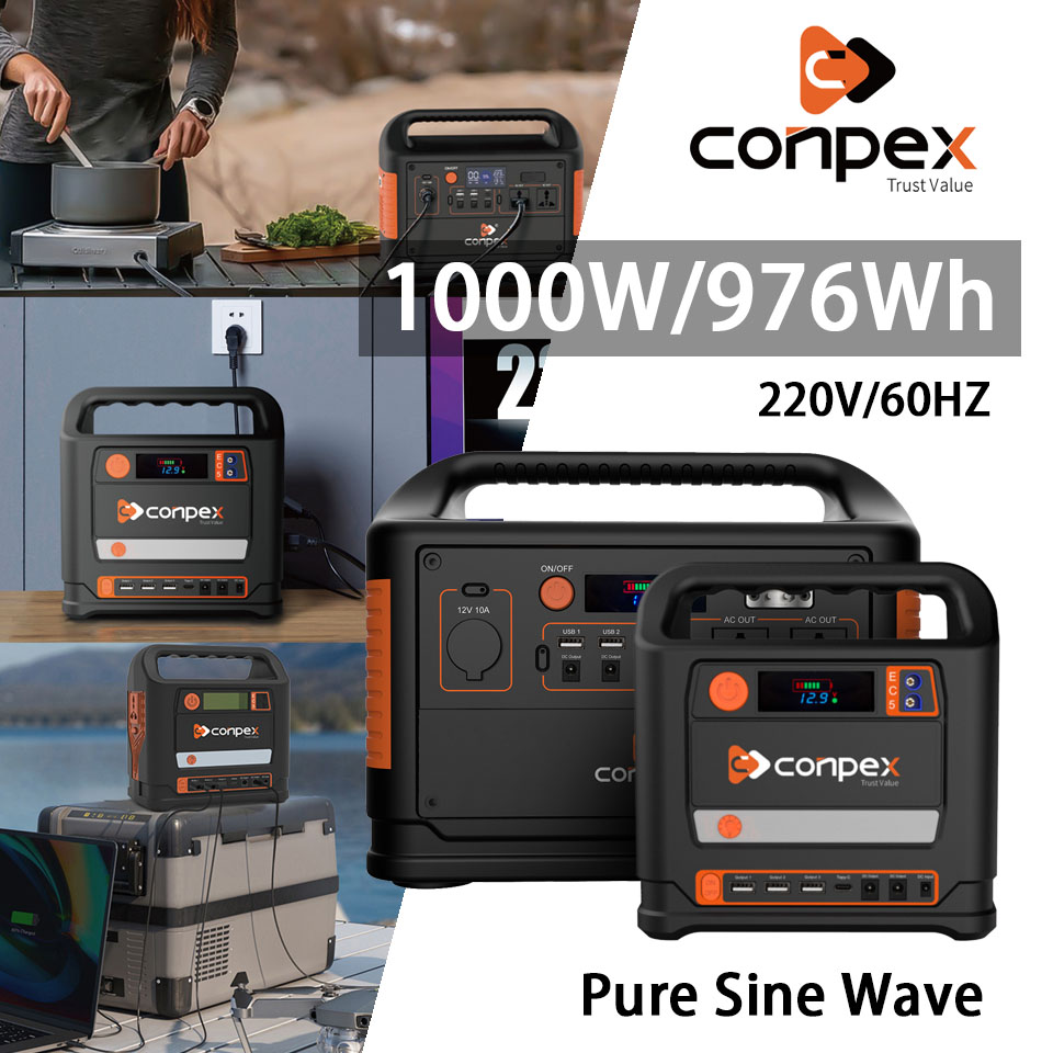 Conpex 1000W/300W máy phát điện năng lượng mặt trời trạm điện di động trạm sạc trạm điện di động 220v may phat dien máy phát điện di động trạm sạc di động máy phát điện năng lượng mat troi 220v trạm điện dự phòng trạm điện dự phòng 220v trạm xạc dự phòng