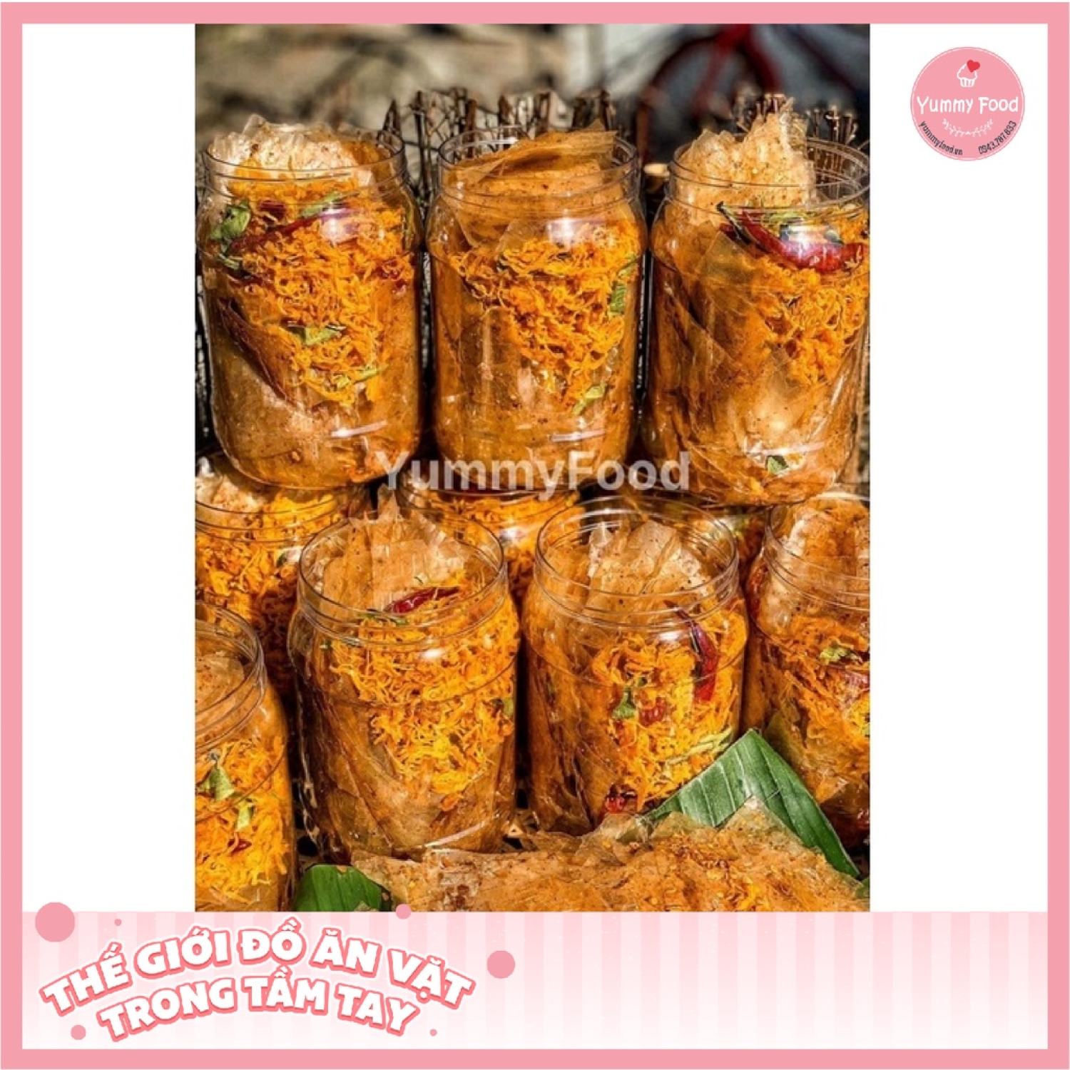Bánh tráng khô gà -