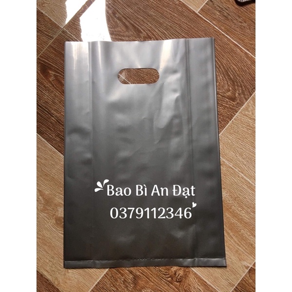 1kg túi hột xoài pe bóng dẻo màu xám