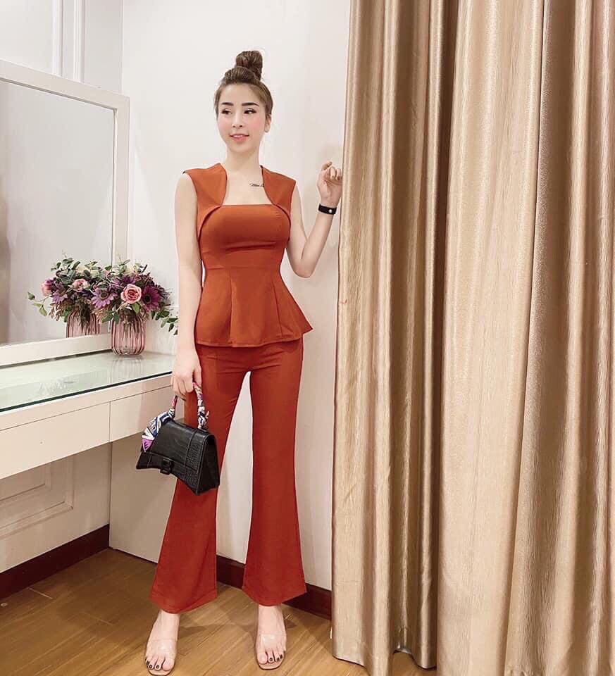 [HCM]SET BỘ THỜI TRANG ỐNG LOE SÁT NÁCH SIÊU ĐẸP-MẪU MỚI HOT