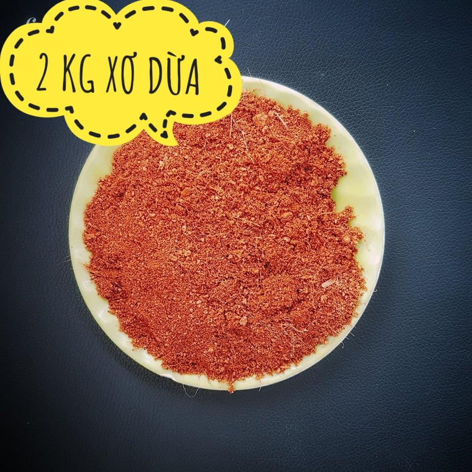 Xơ dừa mùn dùng để trồng cây cảnh, trồng rau, hoa quả, hoa kiểng