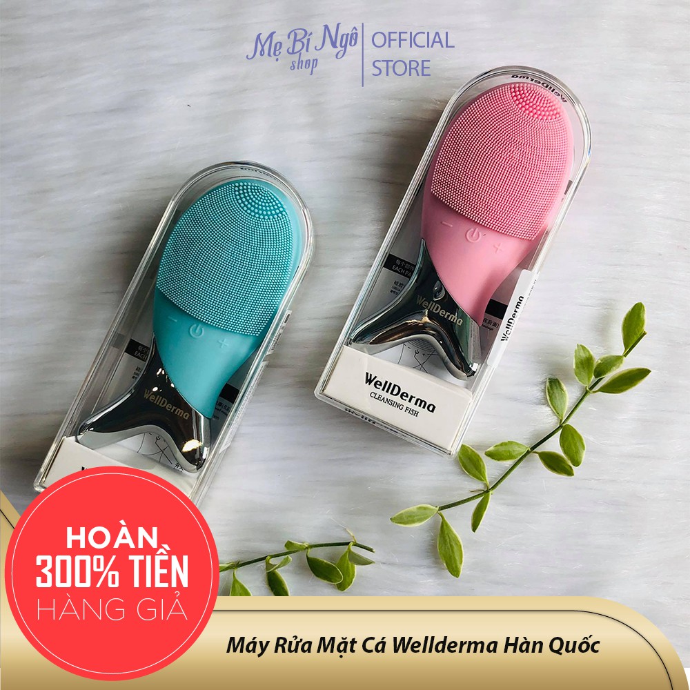 Máy Rửa Mặt Cá Wellderma Hàn Quốc - Cam kết hàng