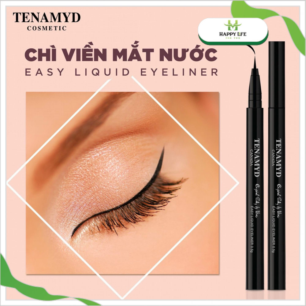 Chì kẻ mắt, Chì Viền Mắt Nước Tenamyd Easy Liquid Eyeliner - Happy Life 4U