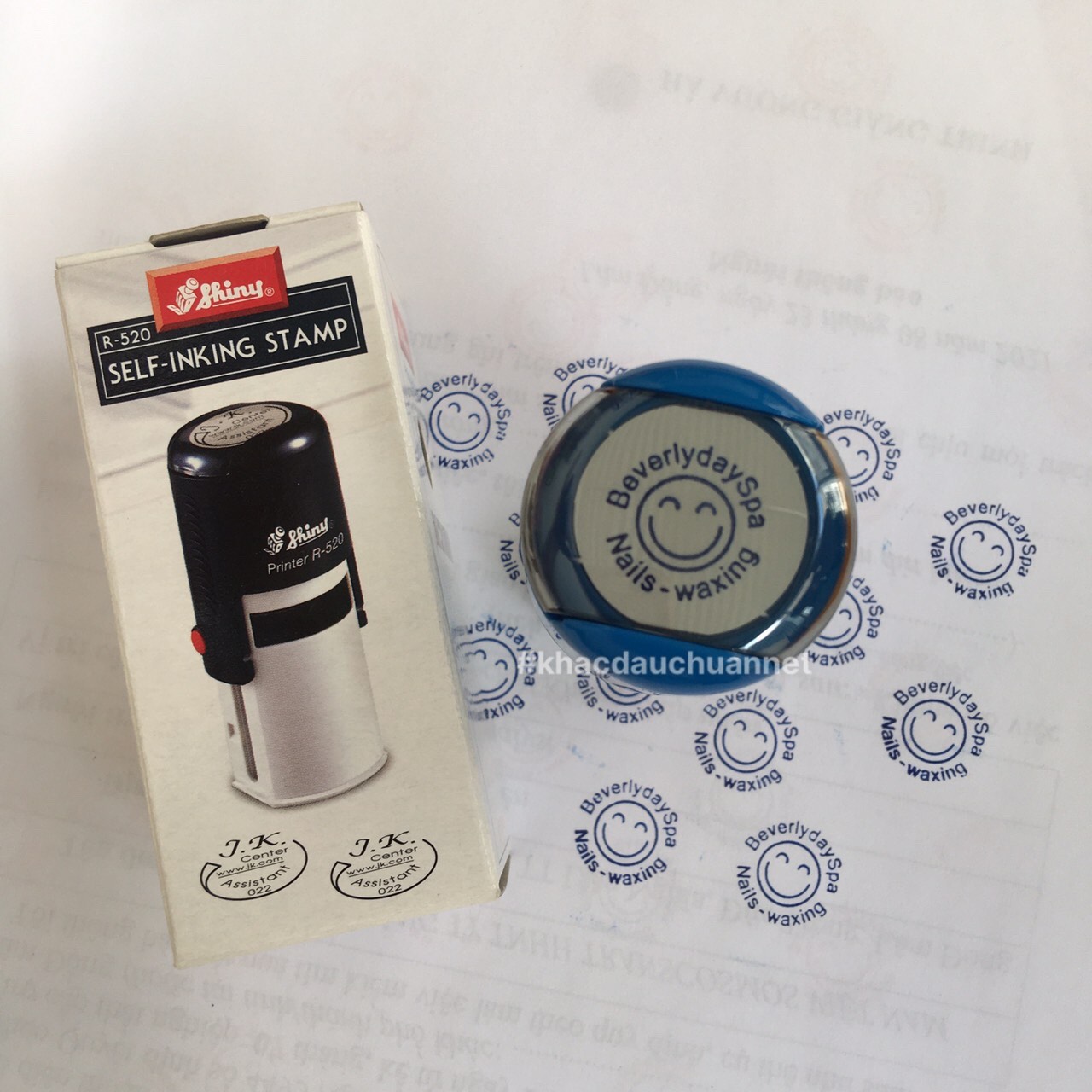 Khắc dấu sticker - Shiny Printer R520