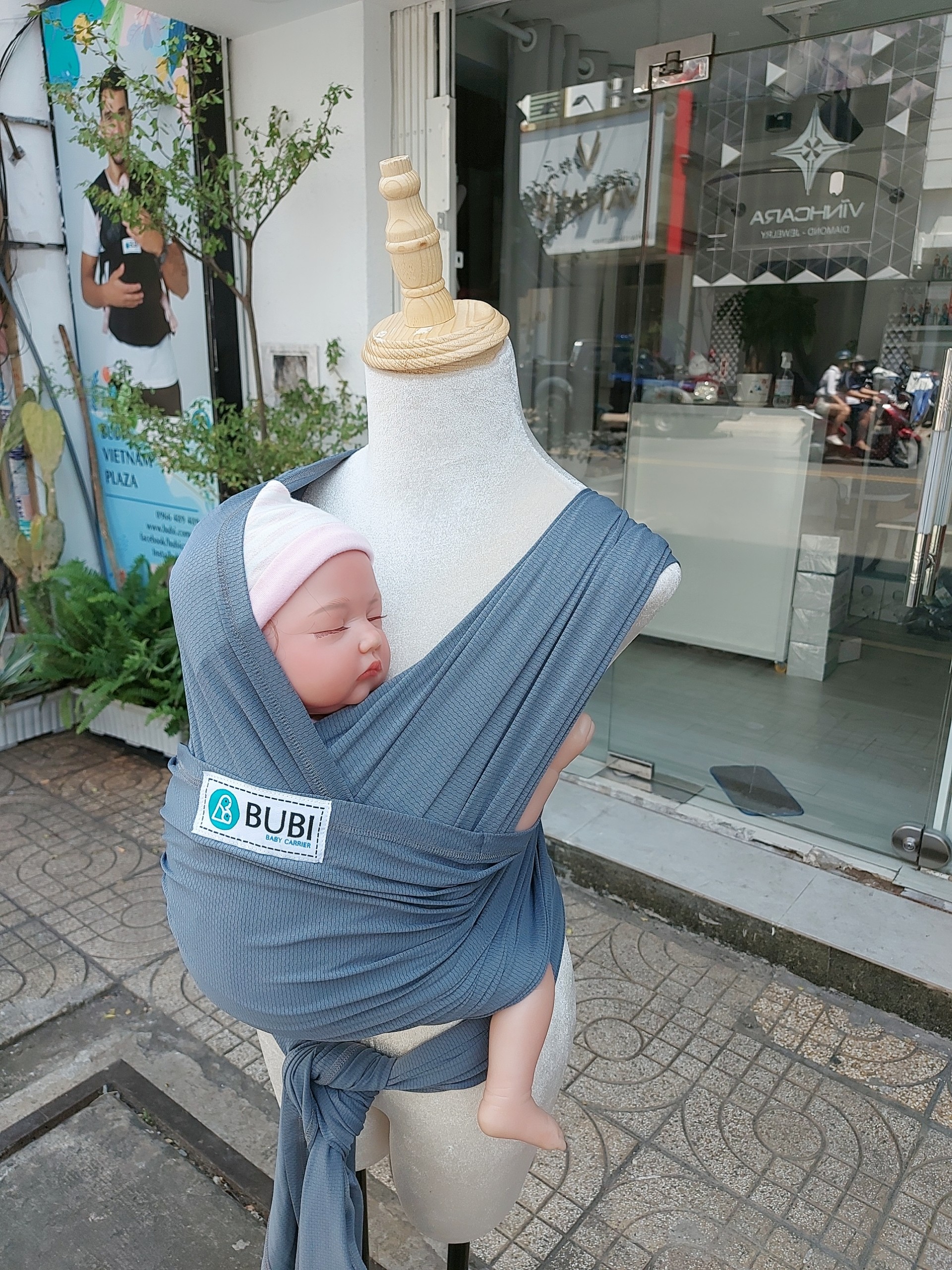 Địu vải BUBI Wrap - chống tia UV