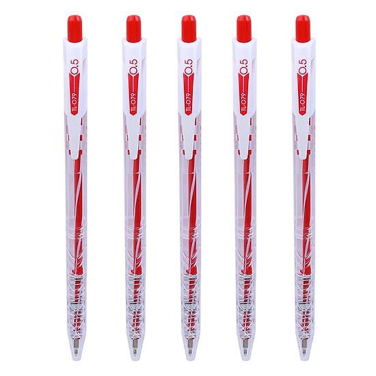 20 cây bút bi thiên long 079 đỏ