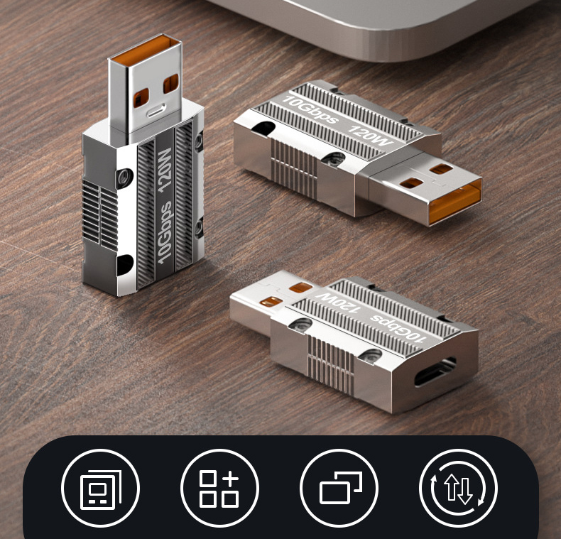 Đầu chuyển đổi usb sang type c, usb to c hỗ trợ usb 3.0, 3.1 tốc độ cao 5gbps/ 10gbps