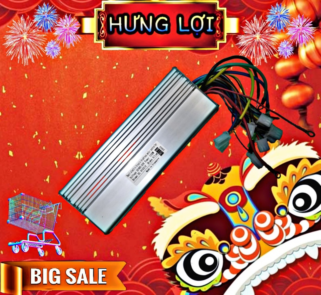 [HCM]IC Điều Tốc Đa Năng Xe Điện 48v 64v 1200w 18 fet