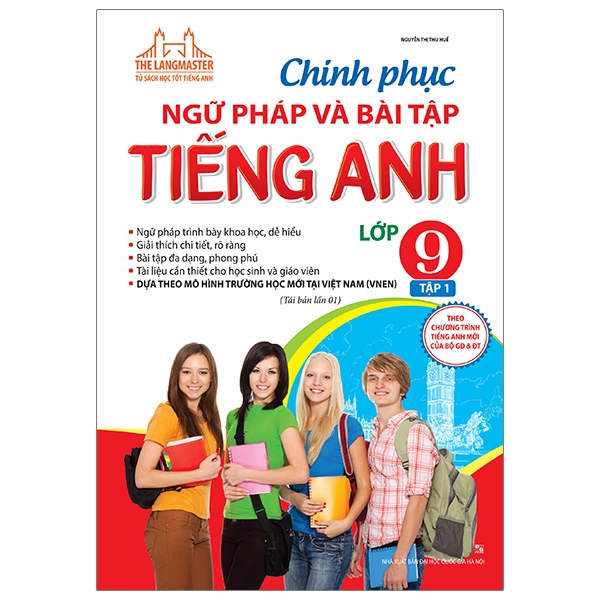 Fahasa - the langmaster - chinh phục ngữ pháp tiếng anh lớp 9 tập 1