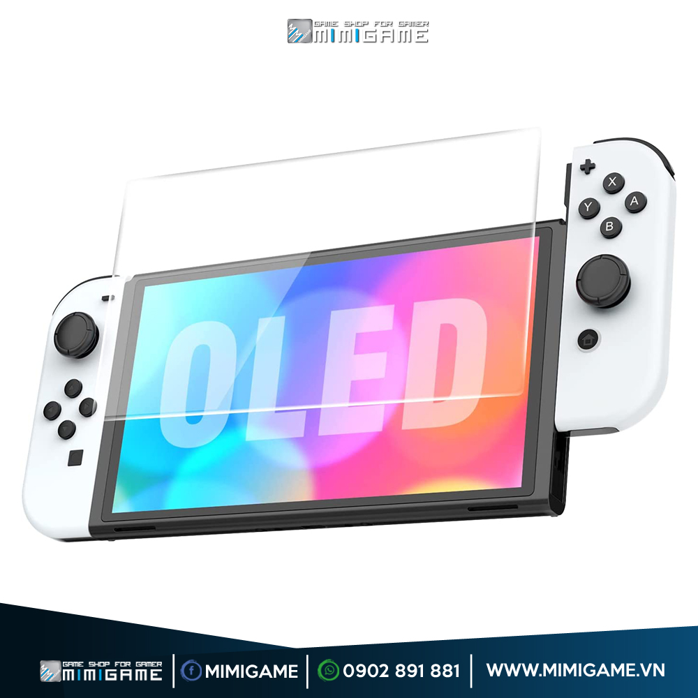 Miếng dán màn hình cường lực cho máy nintendo switch oled