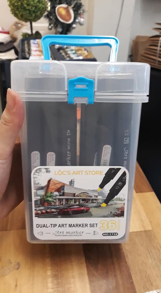 Bộ bút màu dạ Art marker, 36 hoặc 48 màu
