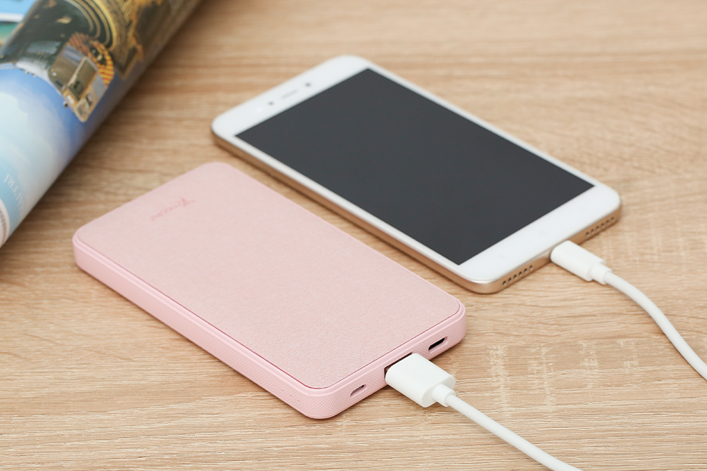 Pin sạc dự phòng polymer 10.000 mah type c pd qc3.0 xmobile p68d