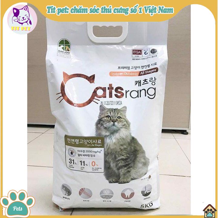Thức Ăn Hạt Cho Mèo CATSRANG Hàn Quốc 5KG