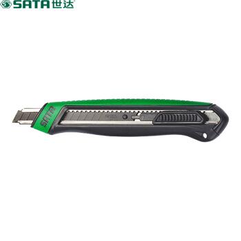 Dao rọc chuyên dụng 25mm thân nhựa abs bọc cao su lưỡi dao: thép sk2 không gỉ 93483 sata