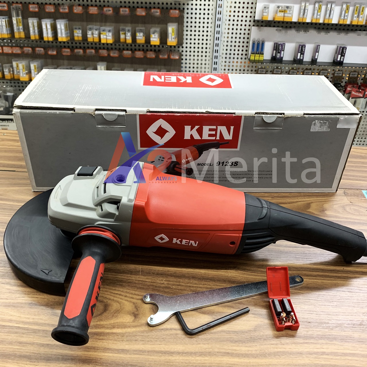 9in/ máy mài góc 2450w ken 9123s