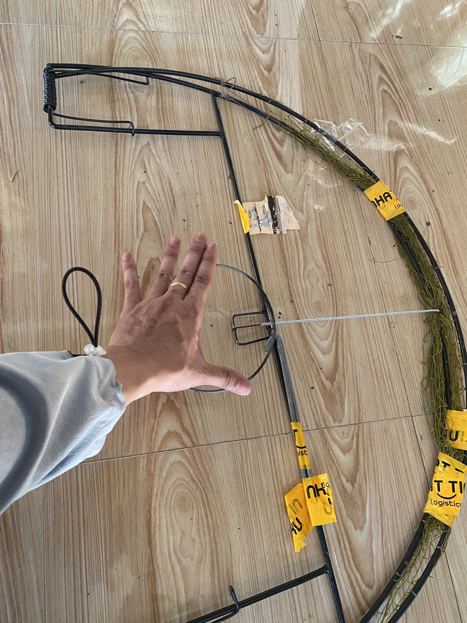 Mẹt bẫy các loại chim săn như bìm bịp, đại bàng diều hâu, cú mèo, cắt... rất hiệu quả siêu lớn đường kính 80cm.