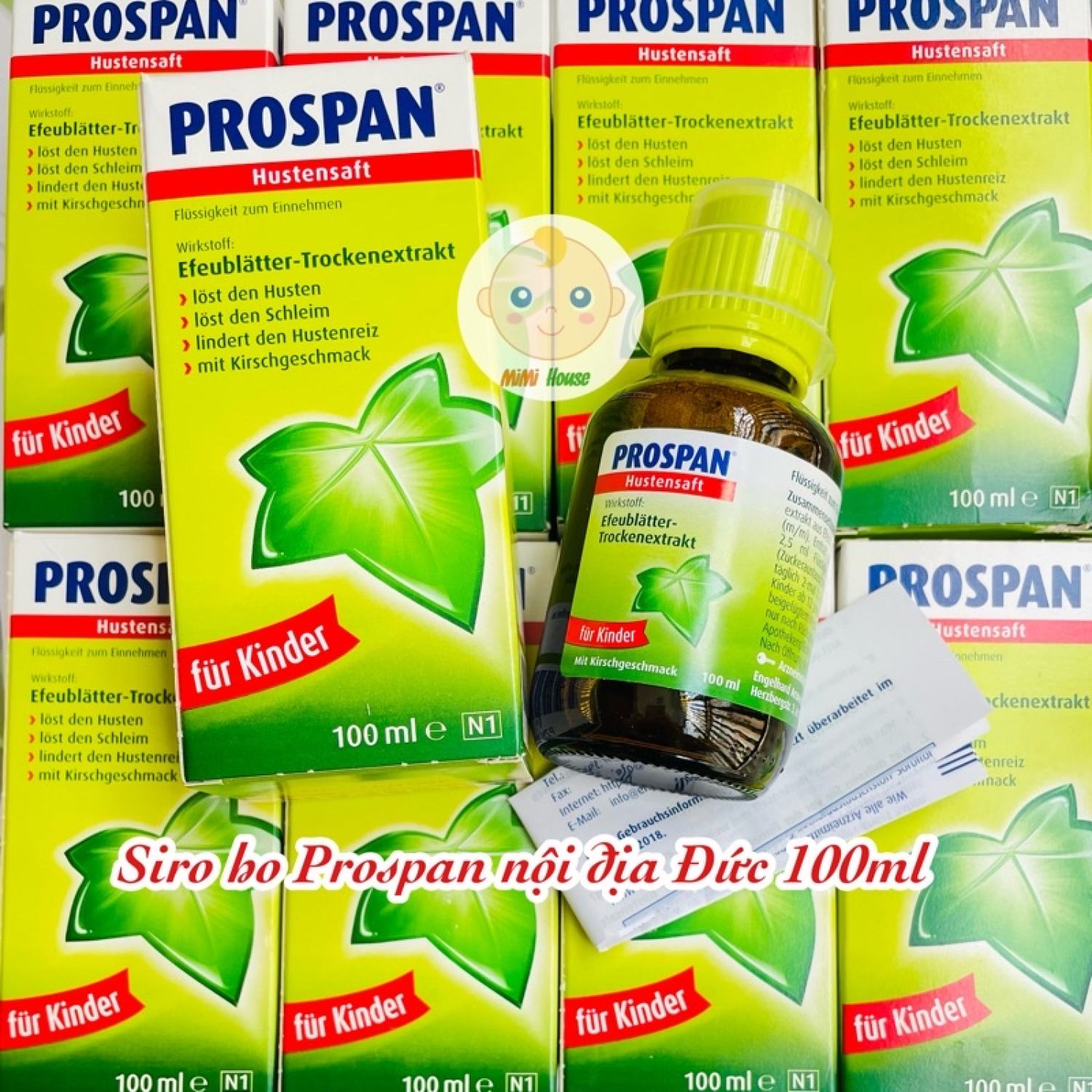 Siro ho Prospan nội địa Đức 100ml cho bé từ sơ sinh
