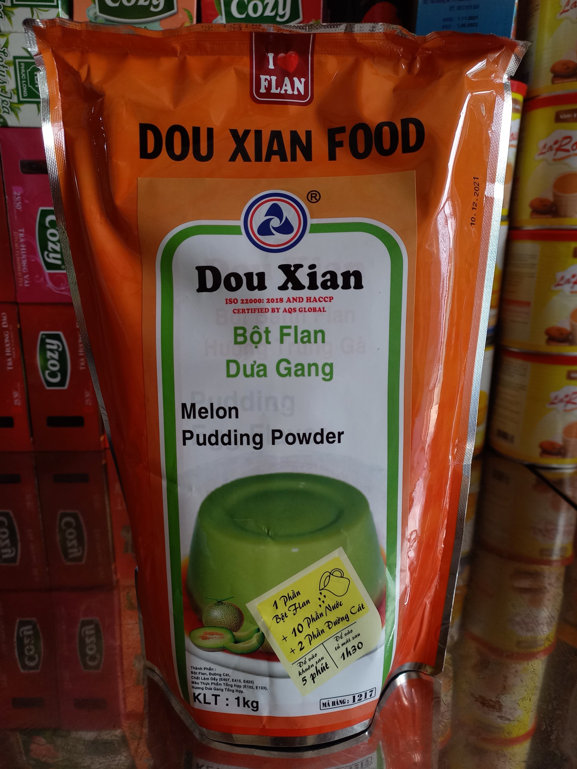 Bột flan dưa gang douxian - 1kg