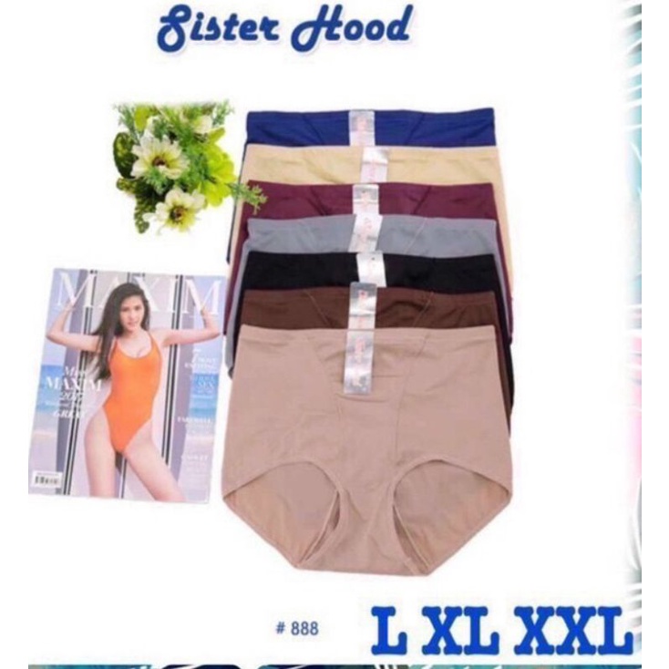 Quần Lót Nữ Cạp Cao Thun Mềm Mát, Quần Lót Thái Lan Sister Hood 888