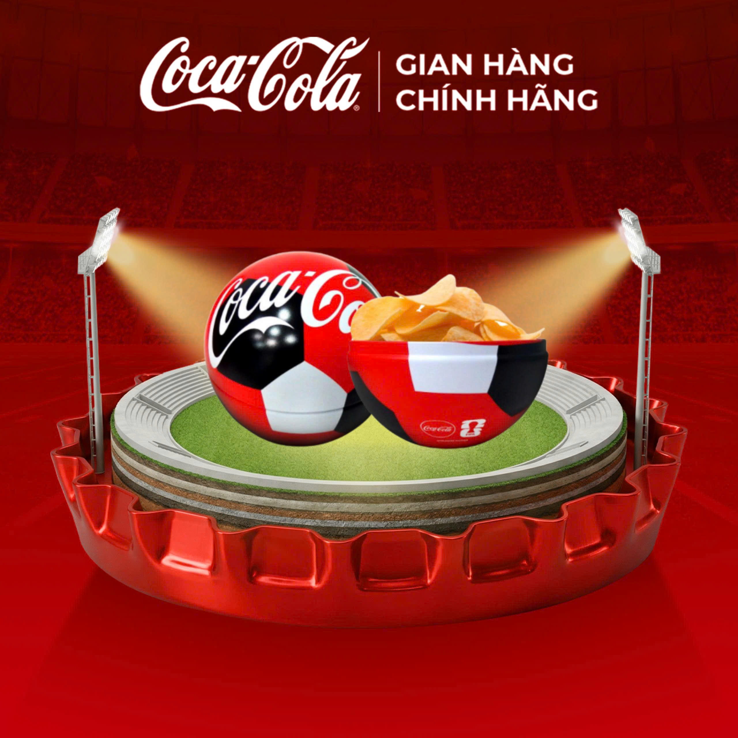 [GRO GIFT] Bát Ăn Vặt Phiên Bản FFWC Coca-Cola
