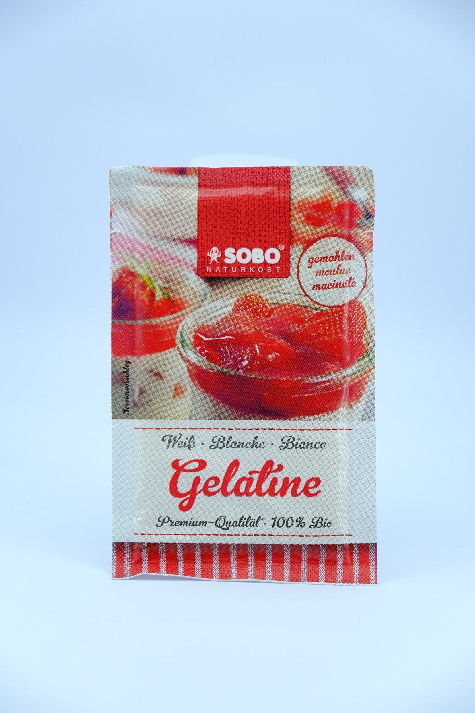 Bột Gelatine hữu cơ Sobo Đức gói 9g