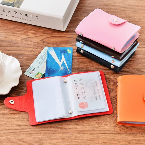 Ví da 24 đựng thẻ ngăn atm, card visit, cmnd...
