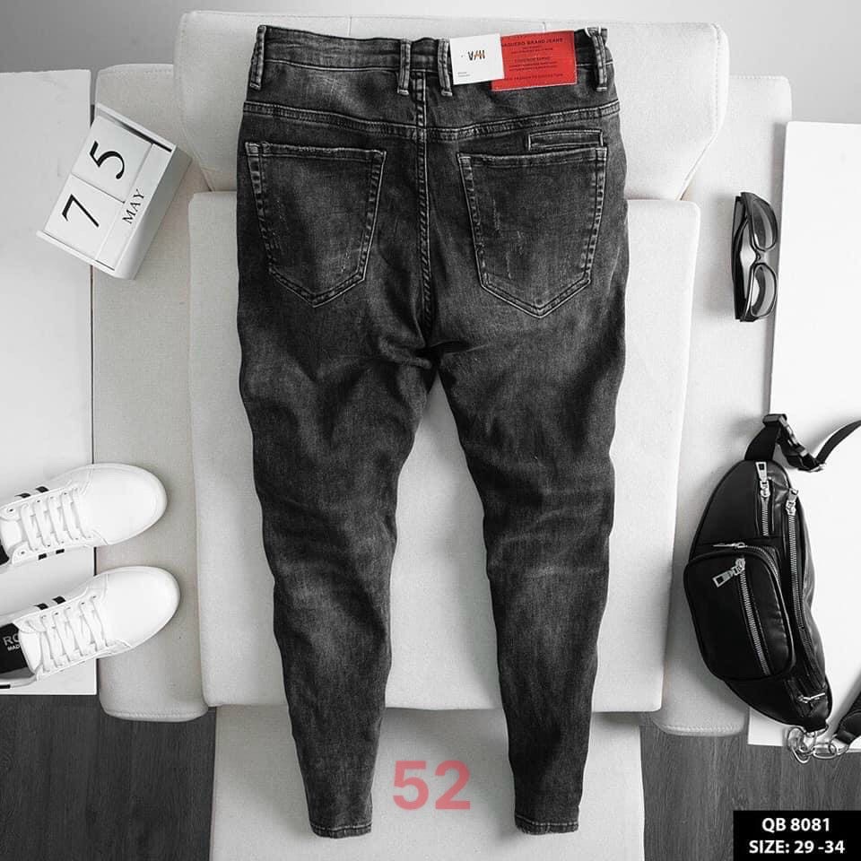 Quần jean nam chất bò trơn đẹp - quần jean nam dài phong cách trẻ trung- quần jean nam thời trang cao cấp binstore94 mq52