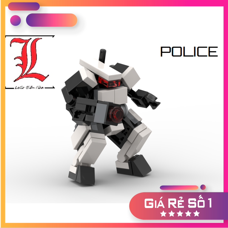 Đồ chơi lắp ráp lego Mech Robot Police