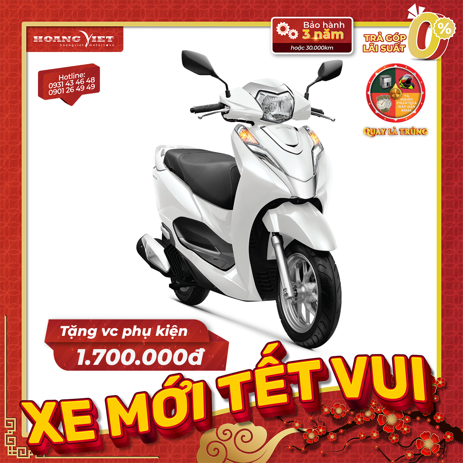 Xe Máy Honda LEAD phiên bản tiêu chuẩn 2022