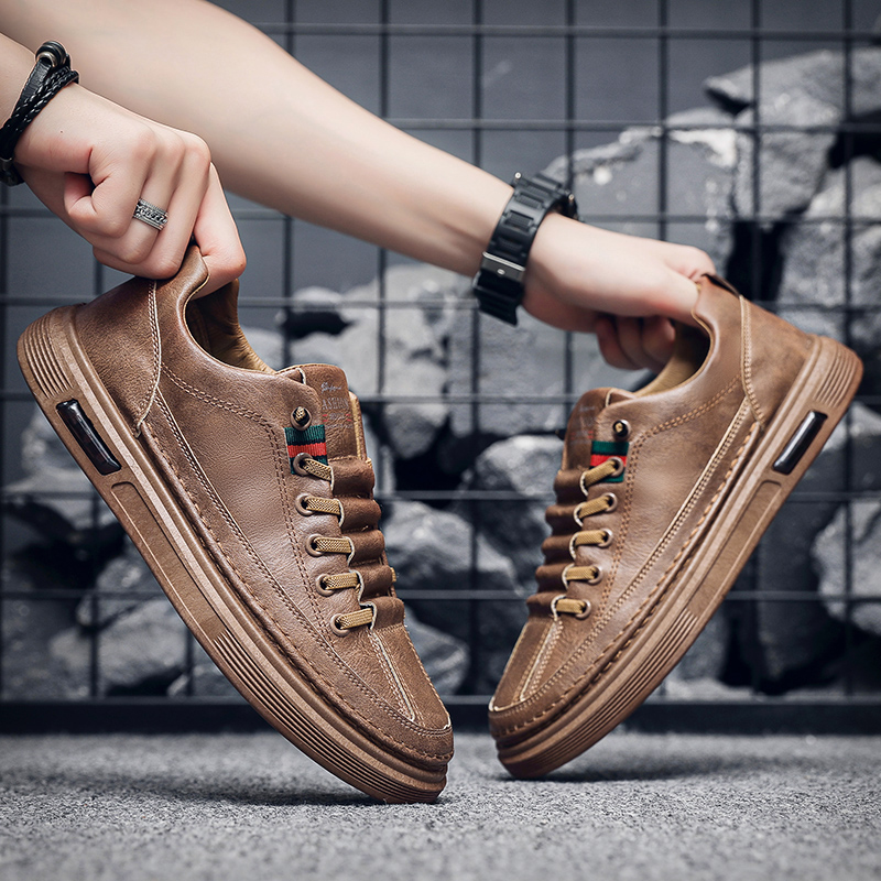 Giày da nam, giày sneaker nam hottrend cao cấp - f19