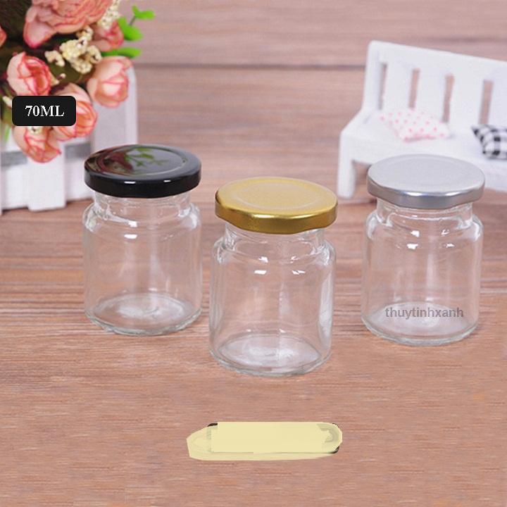 Set 10 hũ lọ thủy tinh đựng yến 70ml