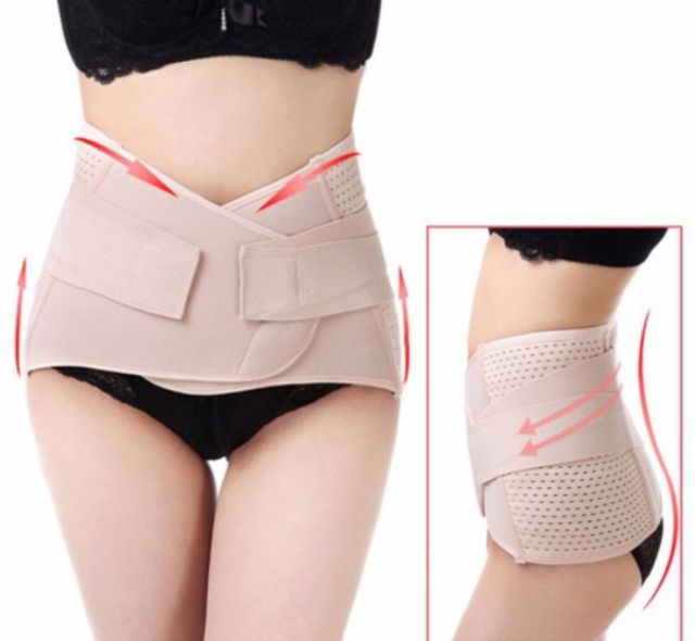 Gen nịt bụng định hình eo thon giản eo 2 lớp Baby Hiền Trang